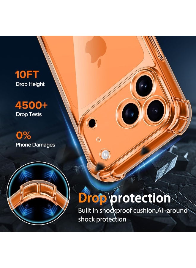 Case Compatible with iPhone 17 Pro  Cover Silicone Transparent TPU Gorilla Anti-shock Protector Camera Shockproof Corners - Clear - Image 4